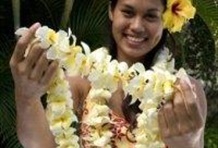 Lei Greeting at OGG Airport